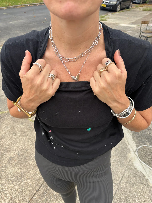 SMAH BROS NECKLACE | HALF HALF